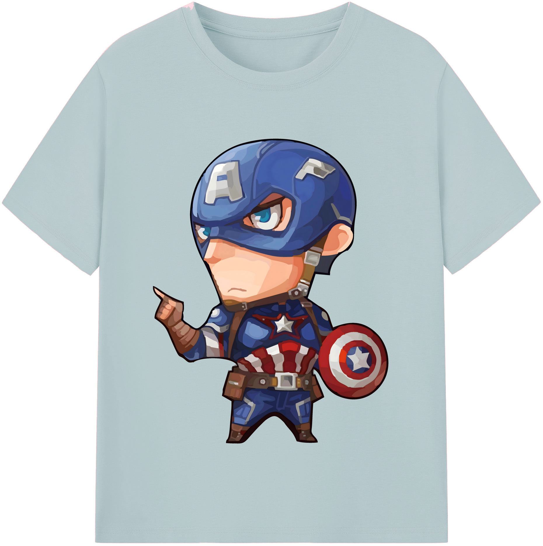 （画像用） アベンジャーズ The Avengers 綿100％半袖Tシャツ（フロントプリント）
